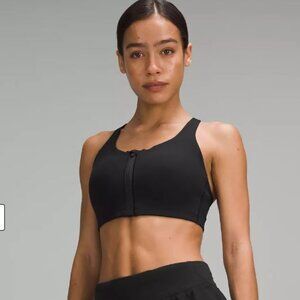 #168 Women's lululemon Energy Zip-Front Bra High Support, 38D